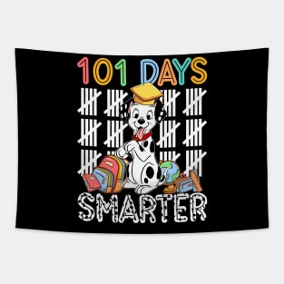 101 Days Of School Dalmatian Dog 100 Days Smarter Teacher Tapestry