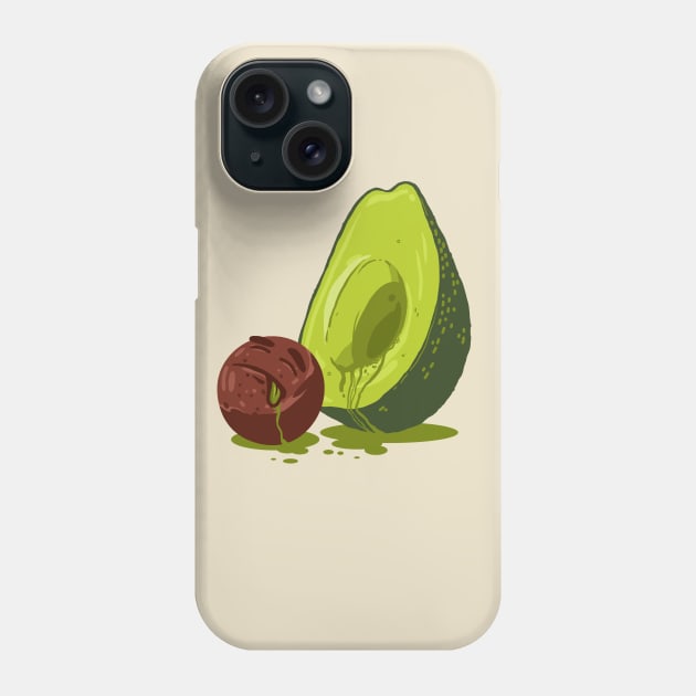 Avocaaaaaado!!! Phone Case by bigbadrobot