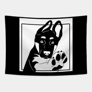 German Shepherd Puppy Tapestry