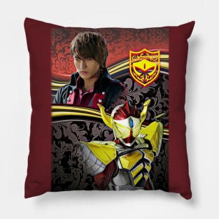 Kamen Rider Baron Side-by-Side   (style #2) Pillow