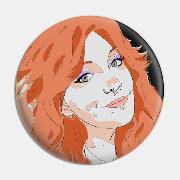 Eva Portrait Pin by theprometeus