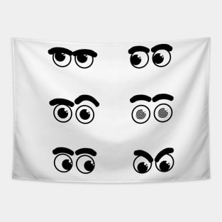 Googly Eyes Tapestry