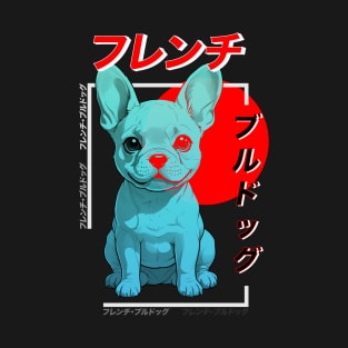 Japanese Style French Bulldog T-Shirt