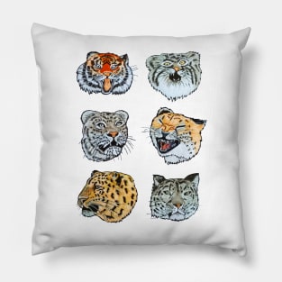 Wild cats Pillow