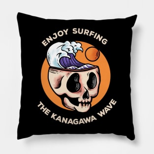 Enjoy Surfing The Kanagawa Wave Pillow