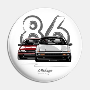 Ae86 legends Pin