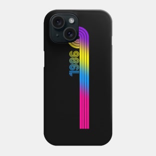 1986 Retro Vintage Year Design Phone Case