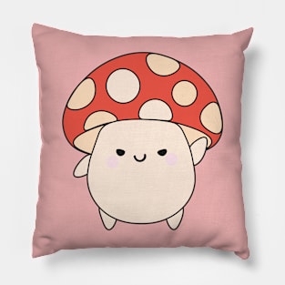 Cute kawaii inspired mushroom Pillow