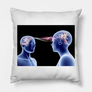 Communication, conceptual artwork (F003/4080) Pillow