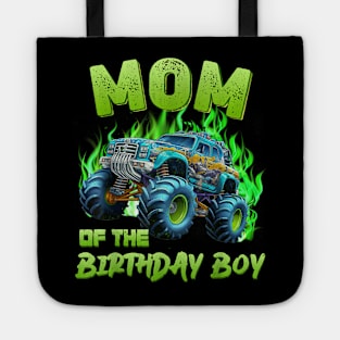 Mom And Dad Of The Birthday Boy Monster Truck Family Decor Tote