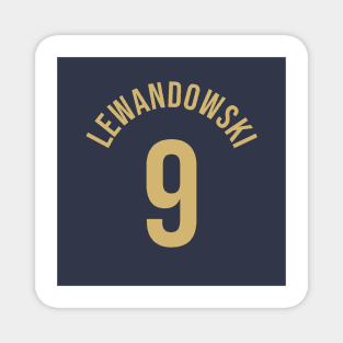 Lewandowski 9 Home Kit - 22/23 Season Magnet