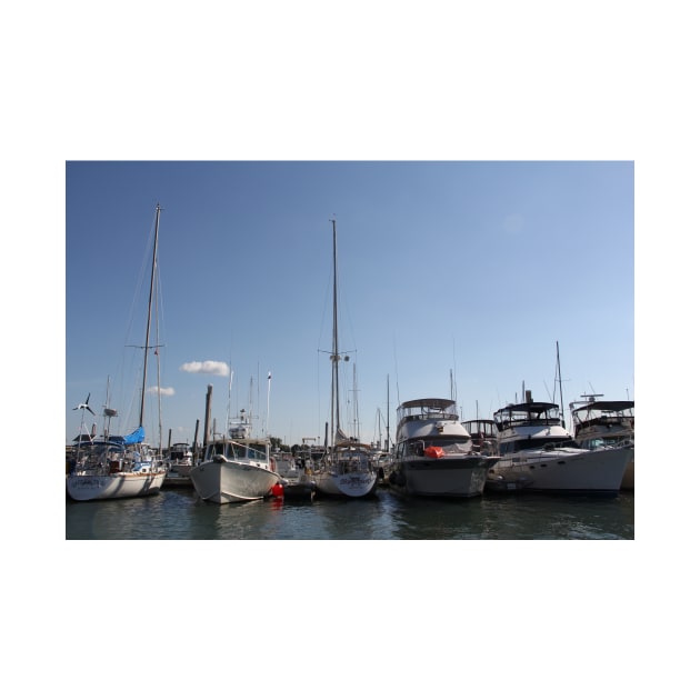 Boats at Rest, Winthrop Yacht Club by kgarrahan