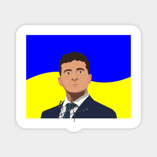 Zelensky Vladimir Volodymyr Ukraine president Magnet