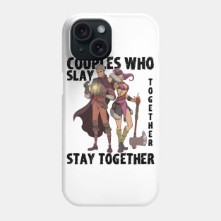 Roleplaying RPG Couple Gift Valentines Day Wizard Barbarian Phone Case