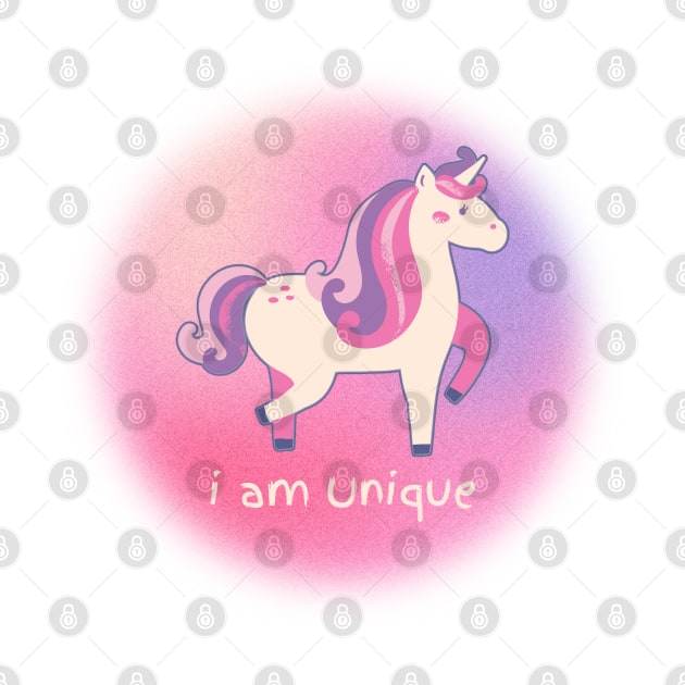 I am Unique Beautiful Unicorn by teezeedy