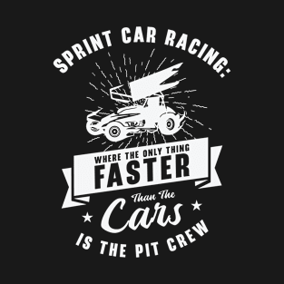 Sprint Car Dirt Track Racing T-Shirt