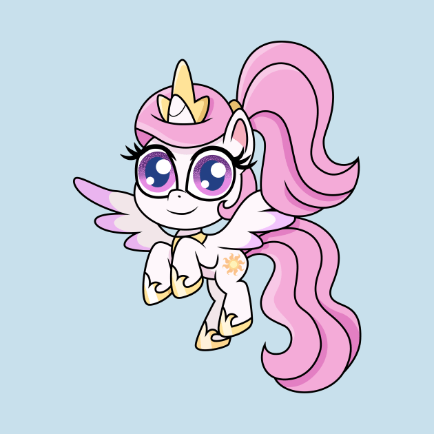 Pony Life Pink Mane Celestia by CloudyGlow