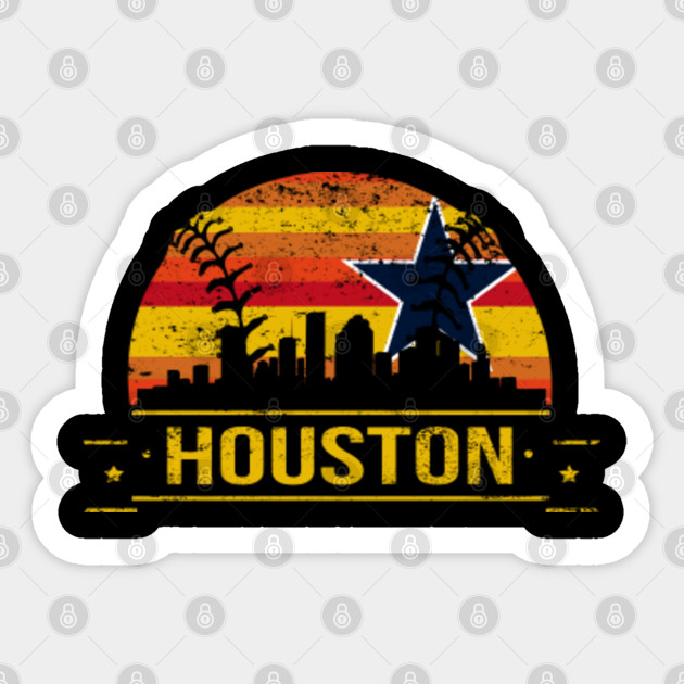 Houston Baseball Throwback Retro Astro Stripe 2021 T Shirt