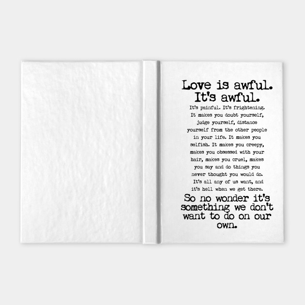Fleabag Love Quote Fleabag Wedding Speech Fleabag Notebook