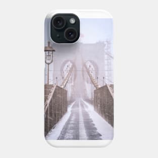 Brooklyn Bridge Winter Phone Case