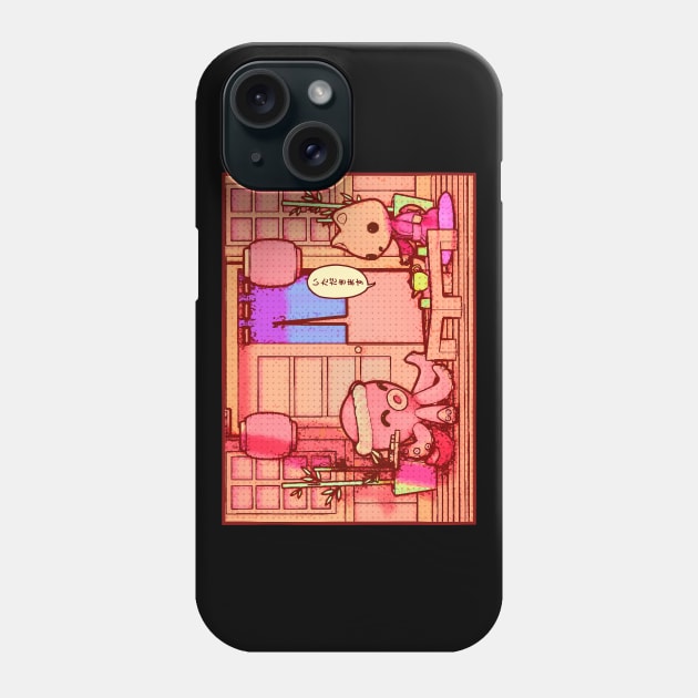 cute japanese kawaii restaurant Phone Case by walterorlandi