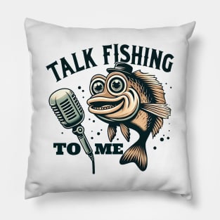 Funny fishing lover quote. Gift for dads who love to fish. Pillow