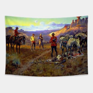 “Whiskey Smugglers” by Charles M Russell Tapestry