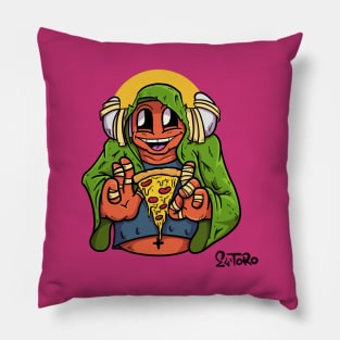 Saint Toro The Pie-ous Pillow