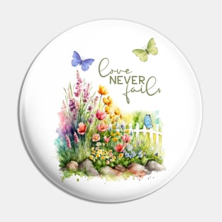 Flower Bed Melody Pin