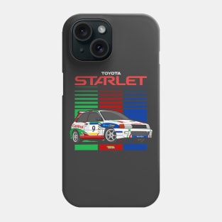 Toyota Starlet Castrol Movistar Rally Gran Turismo Livery B Phone Case