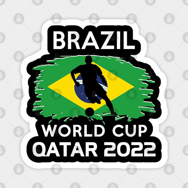 World Cup 2022 Brazil Team Magnet by adik