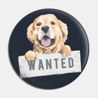 dog wanted Pin