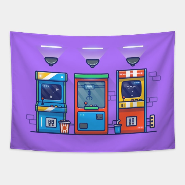 Arcade Machine Tapestry by Catalyst Labs