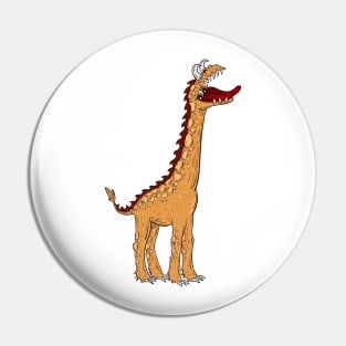 Terrifying Not A Giraffe Pin