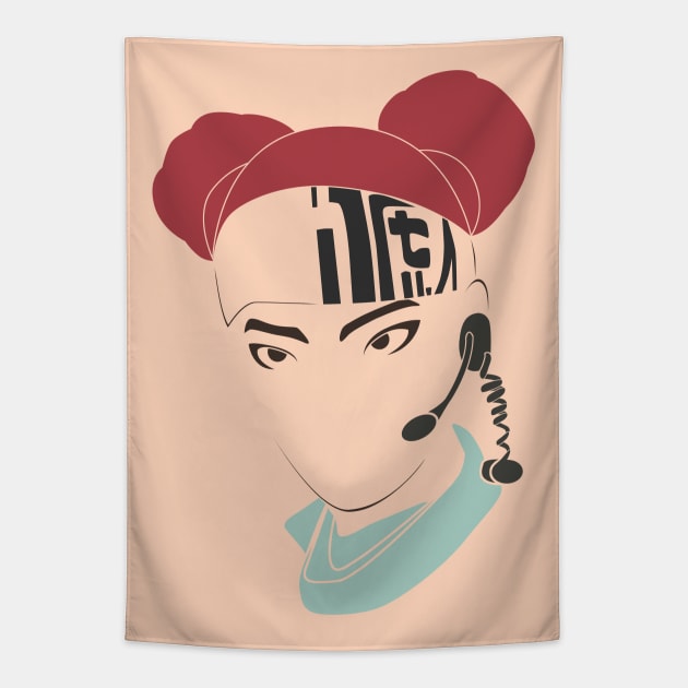 Lifeline - Apex Legends - Colored Tapestry by Nlelith