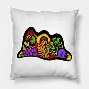 Fruity Rock of Gibraltar Pillow