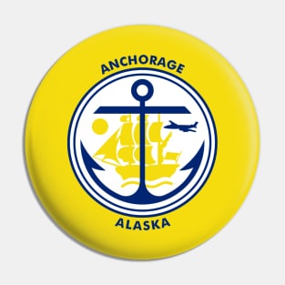 Flag of Anchorage, Alaska Pin