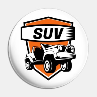 SUV Car Logo Pin