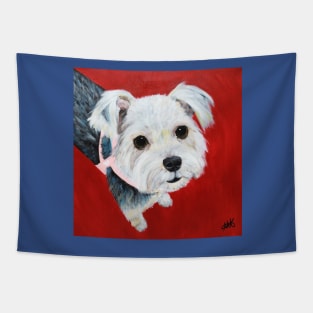 Ruthie the Yorkie Mix Tapestry