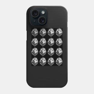 Fleur De Leis Black and White Phone Case