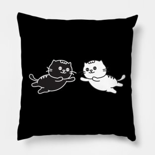 Cats duet Pillow