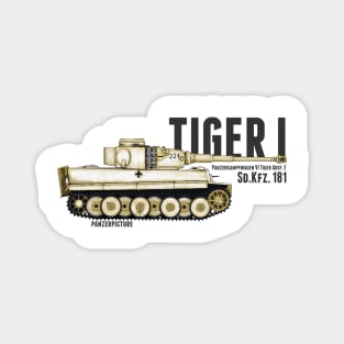 Tiger I Late Tiger Tank Magnet