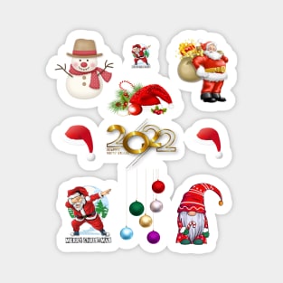 beautiful stickers merry christmas best happy new years Magnet