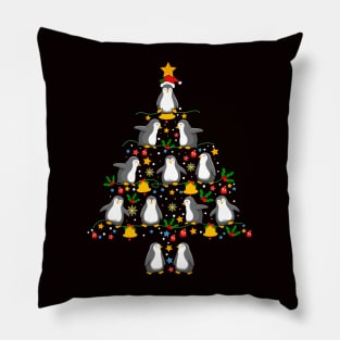 Cute Penguin Christmas Tree Gift Decor Xmas Tree Pillow