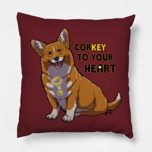 Cor-KEY to your heart Pillow