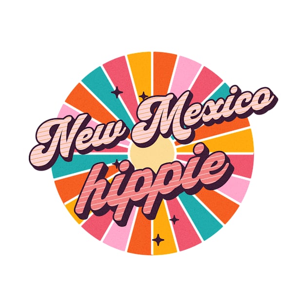 New Mexico Hippie - Christmas Gift For Male and Female Hippies by AlanPhotoArt