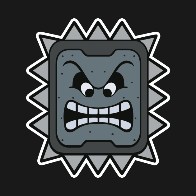 Paper Thwomp by SpriteGuy95