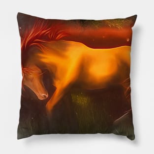 Fire Horse Pillow