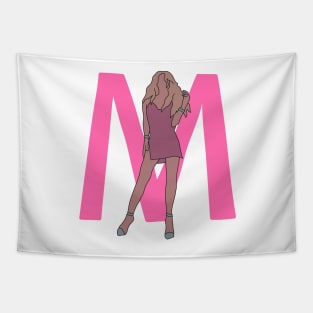 Mariah Carey Caution World Tour M background Tapestry