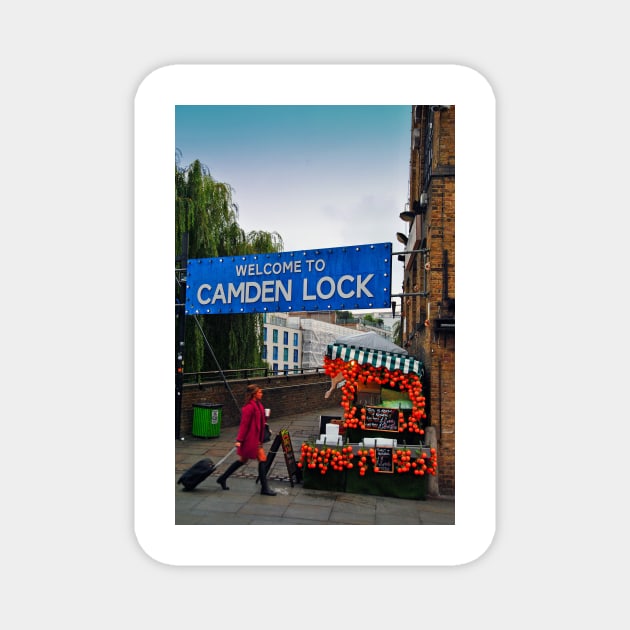 Camden Lock Market London NW1 England Magnet by AndyEvansPhotos